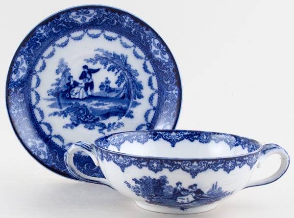 Soup Cup and Saucer c1930s
